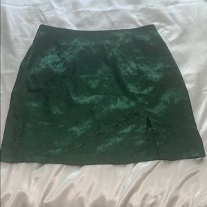 satin skirt